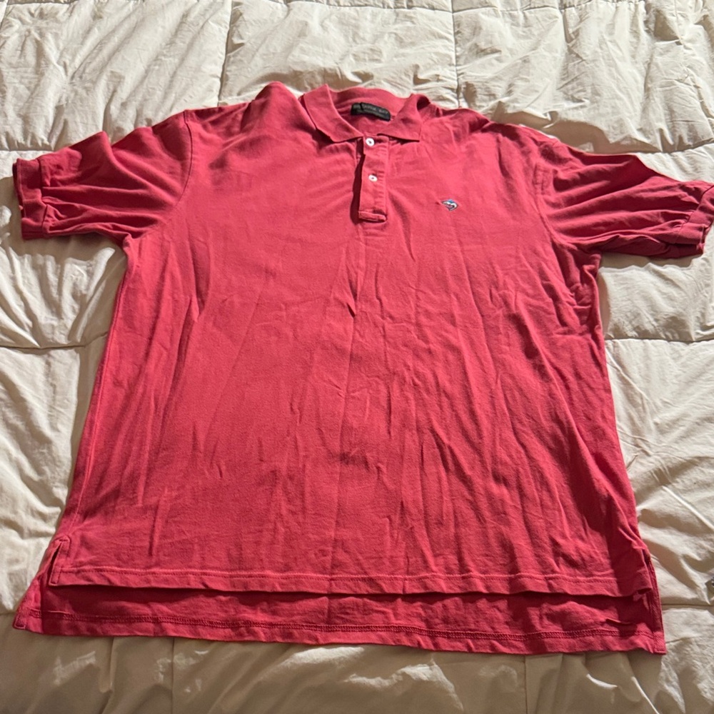Gently Used Biscayne Bay Men’s Short-Sleeved Fuchsia Polo Shirt